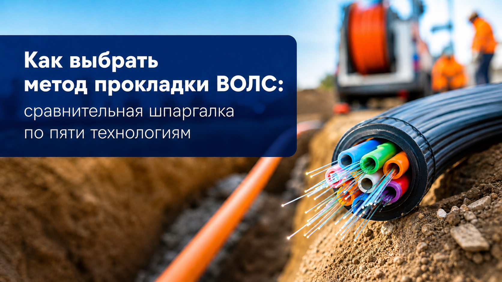 Как выбрать метод прокладки ВОЛС: сравнительная шпаргалка по пяти технологиям
